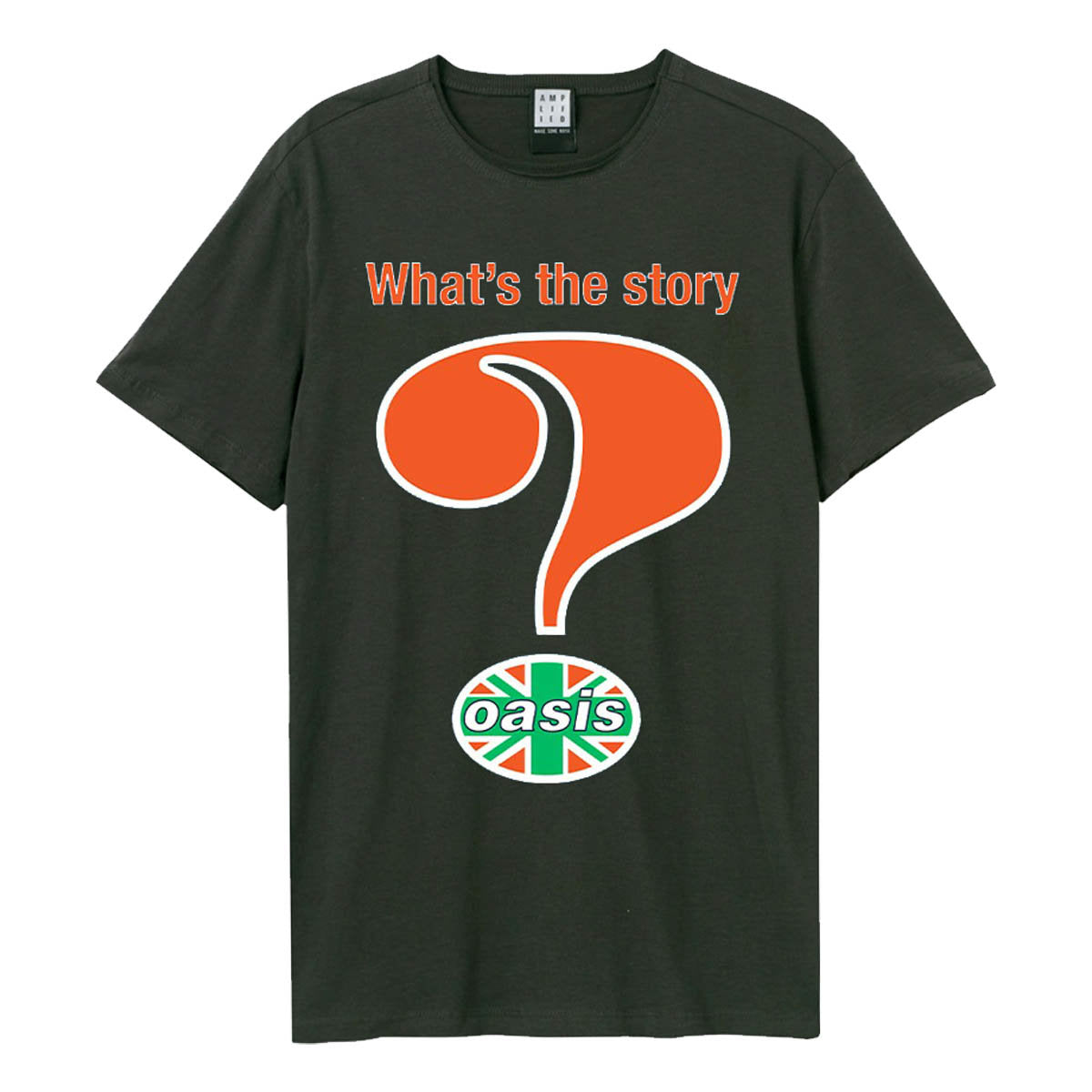 Image of Oasis T-Shirt - Union Jack Question Amplified